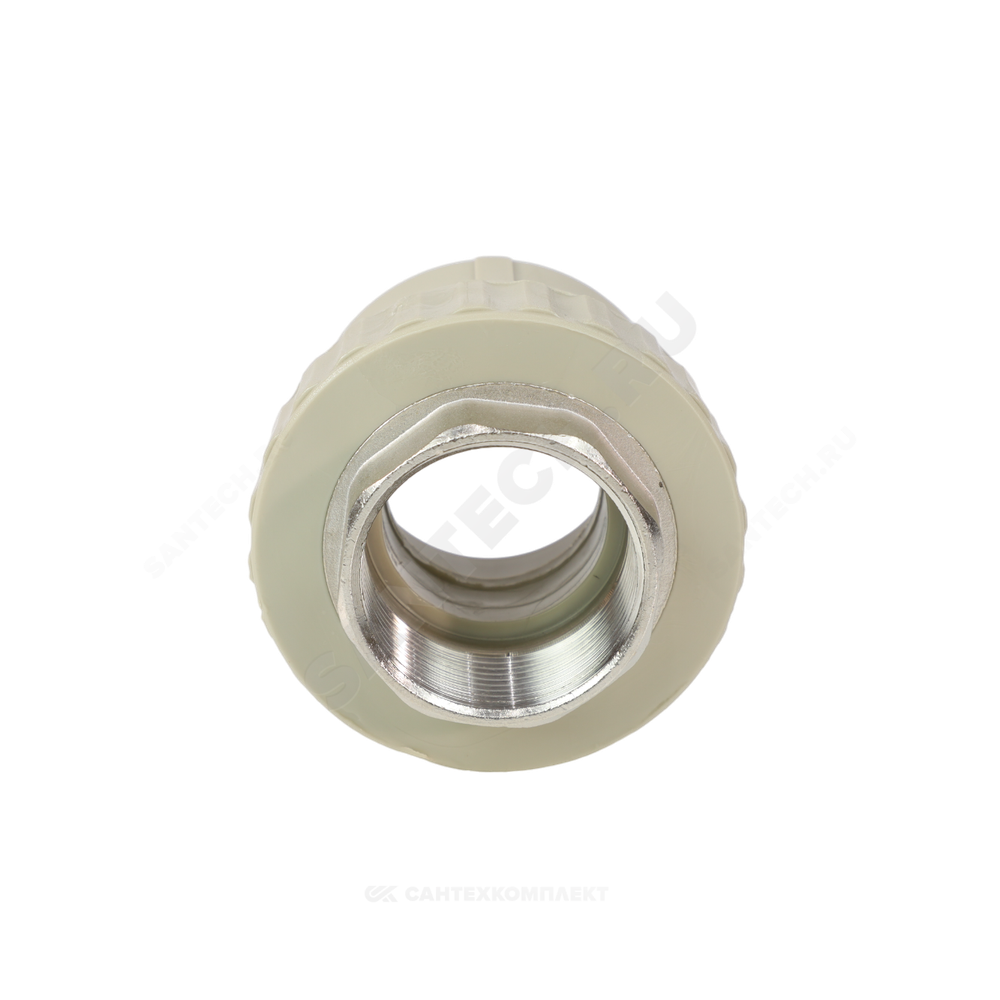 Муфта PP-R комбинированная серая Дн 50х1 1/2" ВР под ключ VALFEX 10134050Г