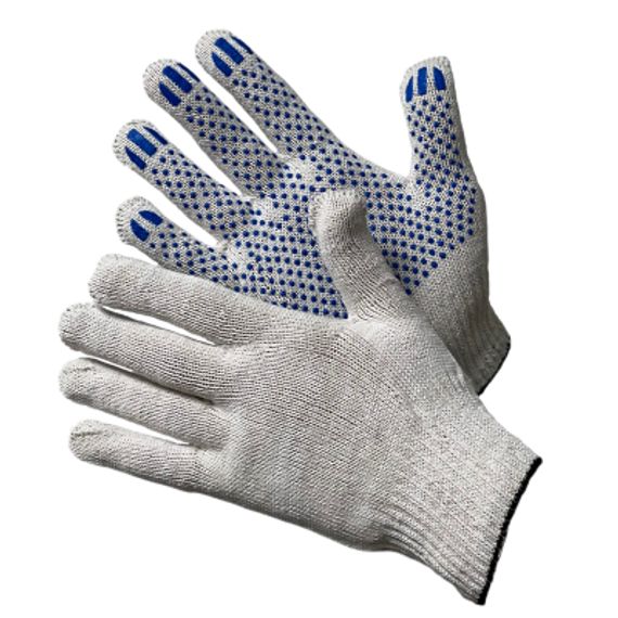 Перчатки хб с ПВХ 7,5/7 1/2