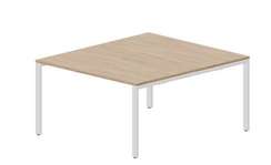 Составной стол Strike на 2 рабочих места 1380х1566х750мм (меламиновые аутлеты)