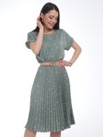 Платье Сабрина (гофре,оливка) Diolche