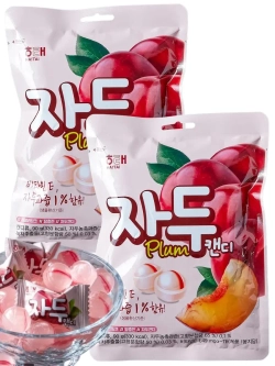 Леденцовая карамель со вкусом Сливы 130 г * 2 шт