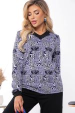 Джемпер "Уютный вечер" (синий) Б7416 LT Collection
