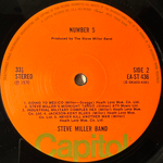 Steve Miller Band ‎– Number 5 (Англия)