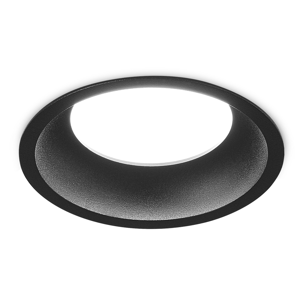 Светильник встраиваемый CRATER,  15W,  1033Lm,  2700-3000-4000K,  D95хH44мм,  IP44,  черный