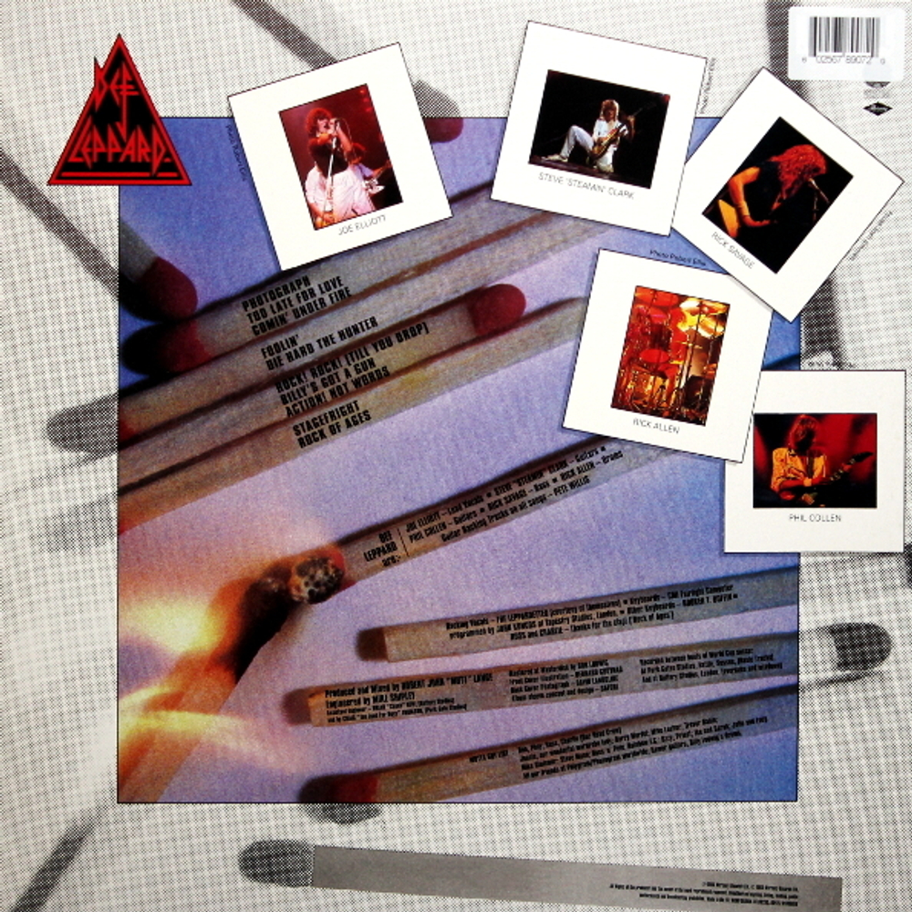 Def Leppard / Pyromania (Coloured Vinyl)(LP)