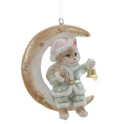 GAEM Фигурка декоративная подвесная "Котёнок", L5,5 W2 H8 см, 2в.