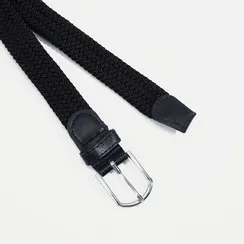 Ремень женский, ширина 2,5 см, пряжка металл, цвет чёрный