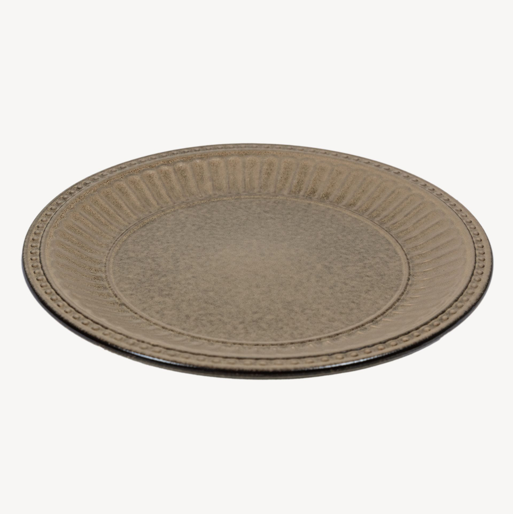 Тарелка плоская 20.1см Дымов Керамика Ритм Терракота