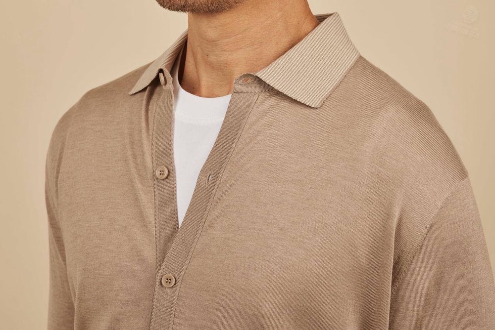 Поло-кардиган Racinello