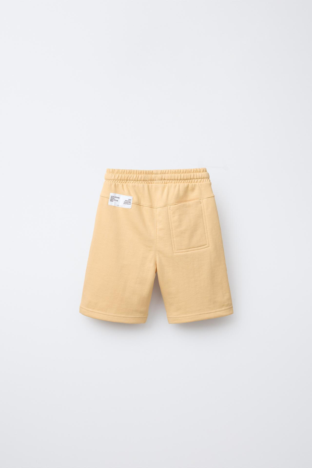 ZARA ШОРТЫ-ДЖОГГЕРЫ ИЗ МЯГКОЙ ТКАНИ, ОРАНЖЕВЫЙ