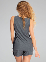 Домашний комплект из вискозы (Размер: L) (Цвет: серый)