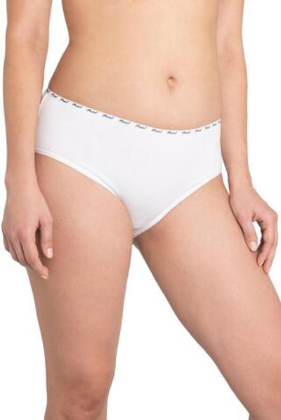 Трусики-слипы с широким бочком (Размер: S) (Цвет: белый)