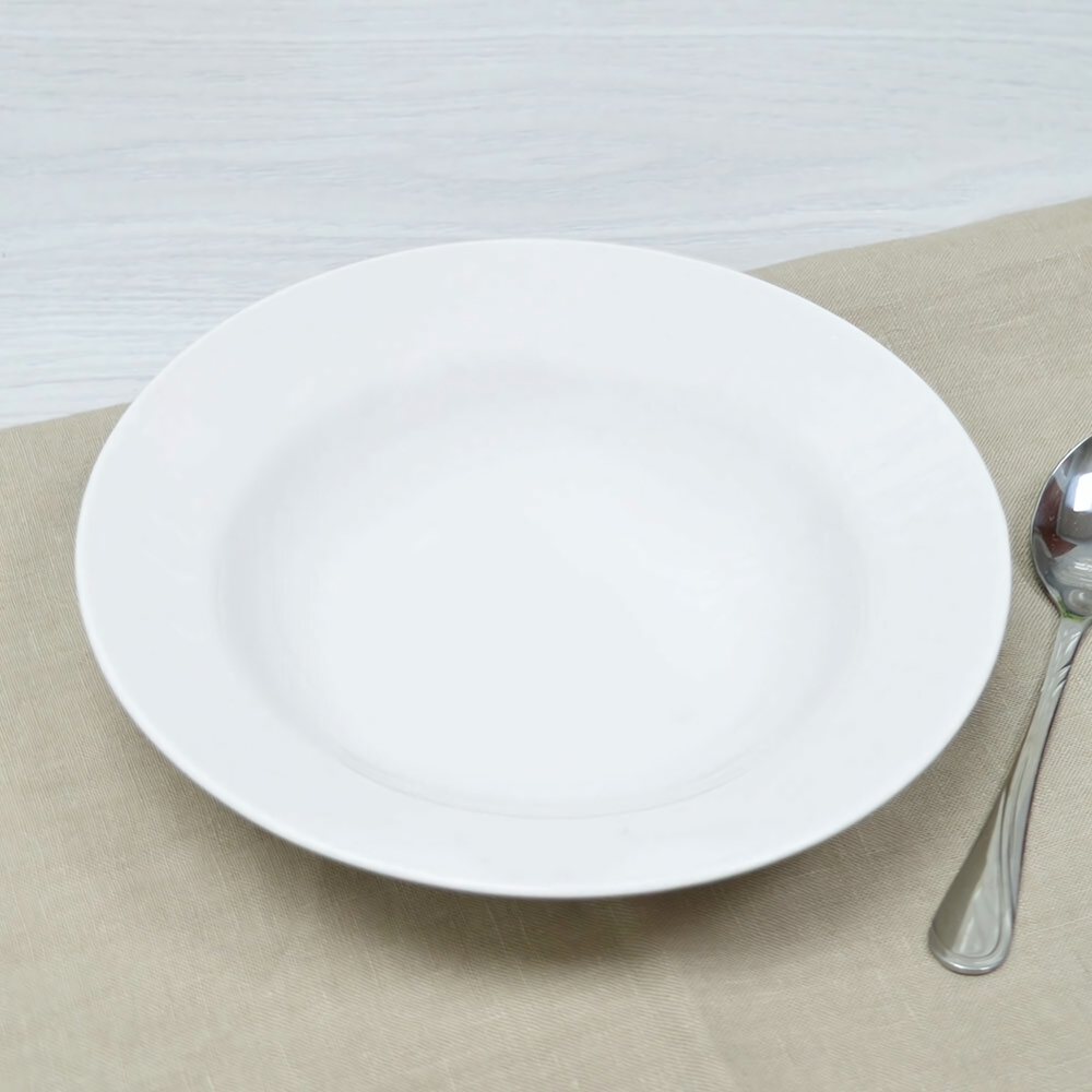 Тарелка 200мм глубокая форма Идиллия Без деколи