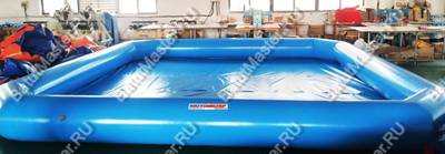 Надувной бассейн "Одноцветный" 6*6*0,65 м