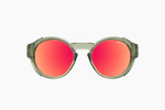 Спортивные очки Demetz Sky-Track / Crystal Green / Matt Black Grey Mirror Red Cat.4