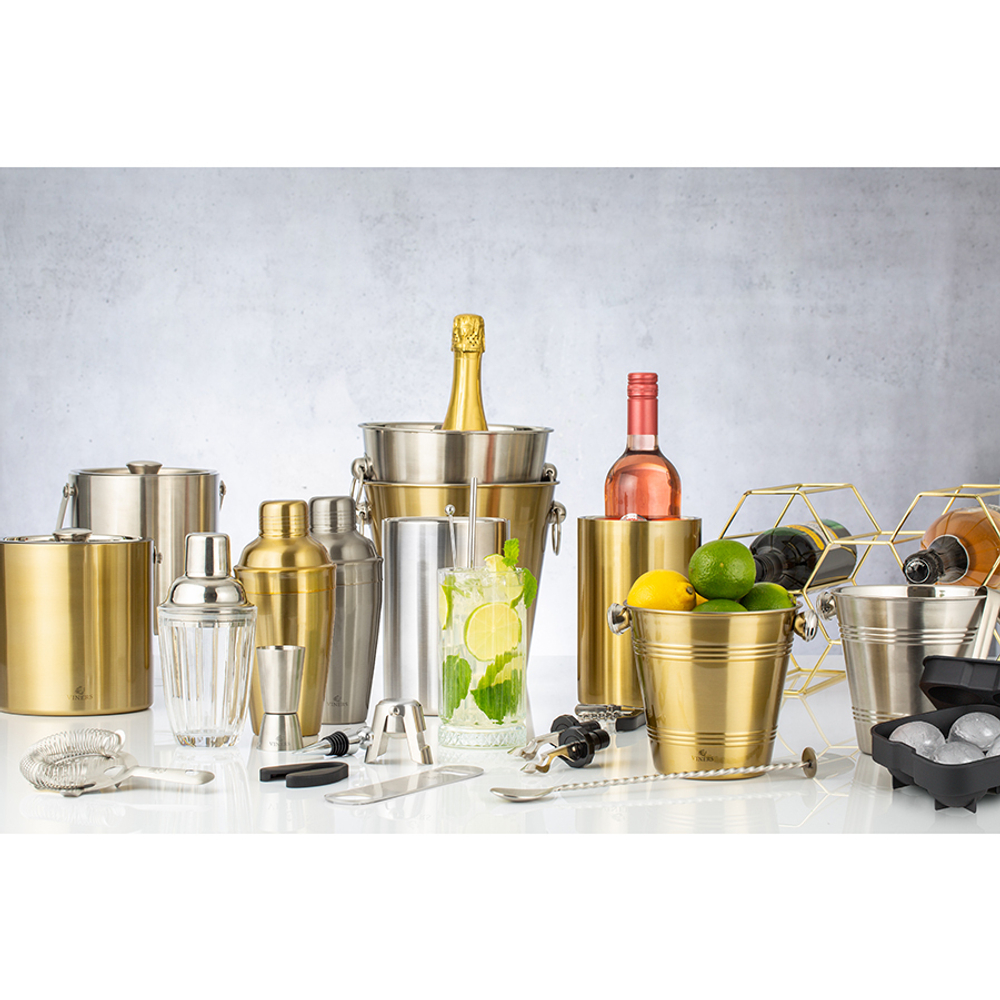 Ведерко для охлаждения вина barware 1,5 л золото