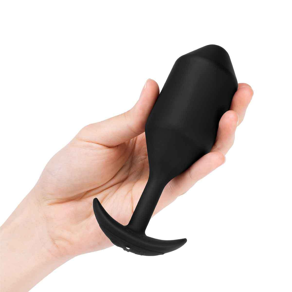 b-Vibe Vibrating Snug Plug 5 - Анальная пробка с вибрацией