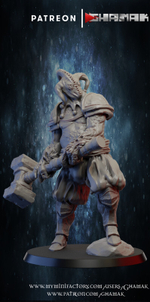 Grand Alliance Chaos Everchosen and Slaves to Darkness Палачь-мутант миниатюра для dnd, днд, pathfinder, фентези, Настольная игра, НРИ, Варгейм, РПГ