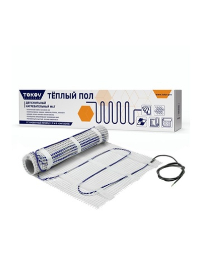 Комплект "Теплый пол" (мат) 150Вт/кв.м 1.5кв.м TOKOV ELECTRIC TKE-MAT150-225-1.5