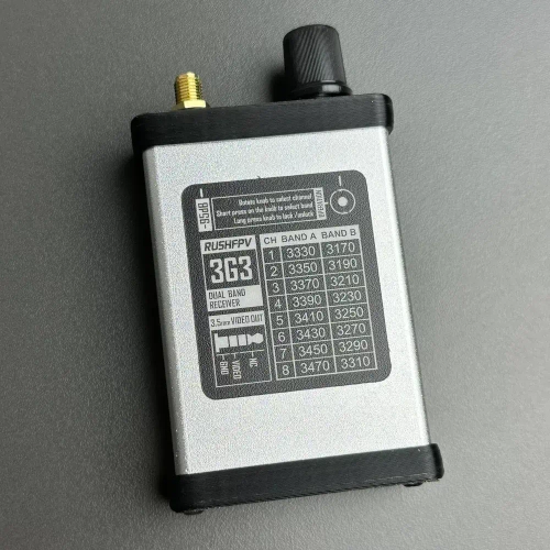 Видеоприемник Rushfpv 3.3 GHz VRX + Патч антенна