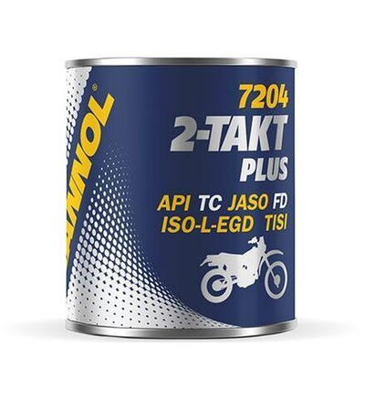 Моторное масло MANNOL 7204 2-TAKT PLUS API TC, JASO FD, ISO-L-EGD TISI полусинтетическое для двухтактных двигателей 100мл.