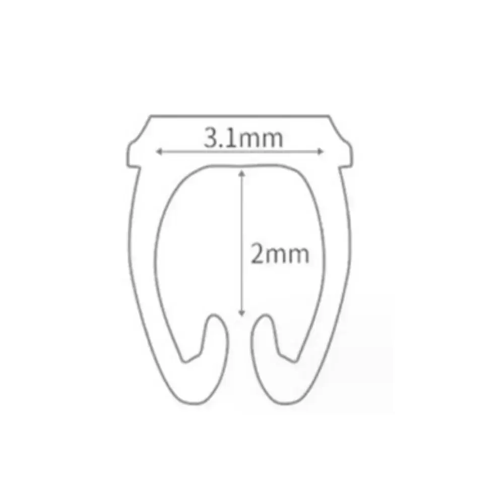 Маркеры кабельные, клипса с маркировкой от 0 до 9, для кабеля 3-3,7 мм, набор 150шт.