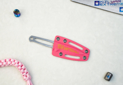 Туристический нож Sturm Mini AUS-10Co StoneWash Pink Kydex