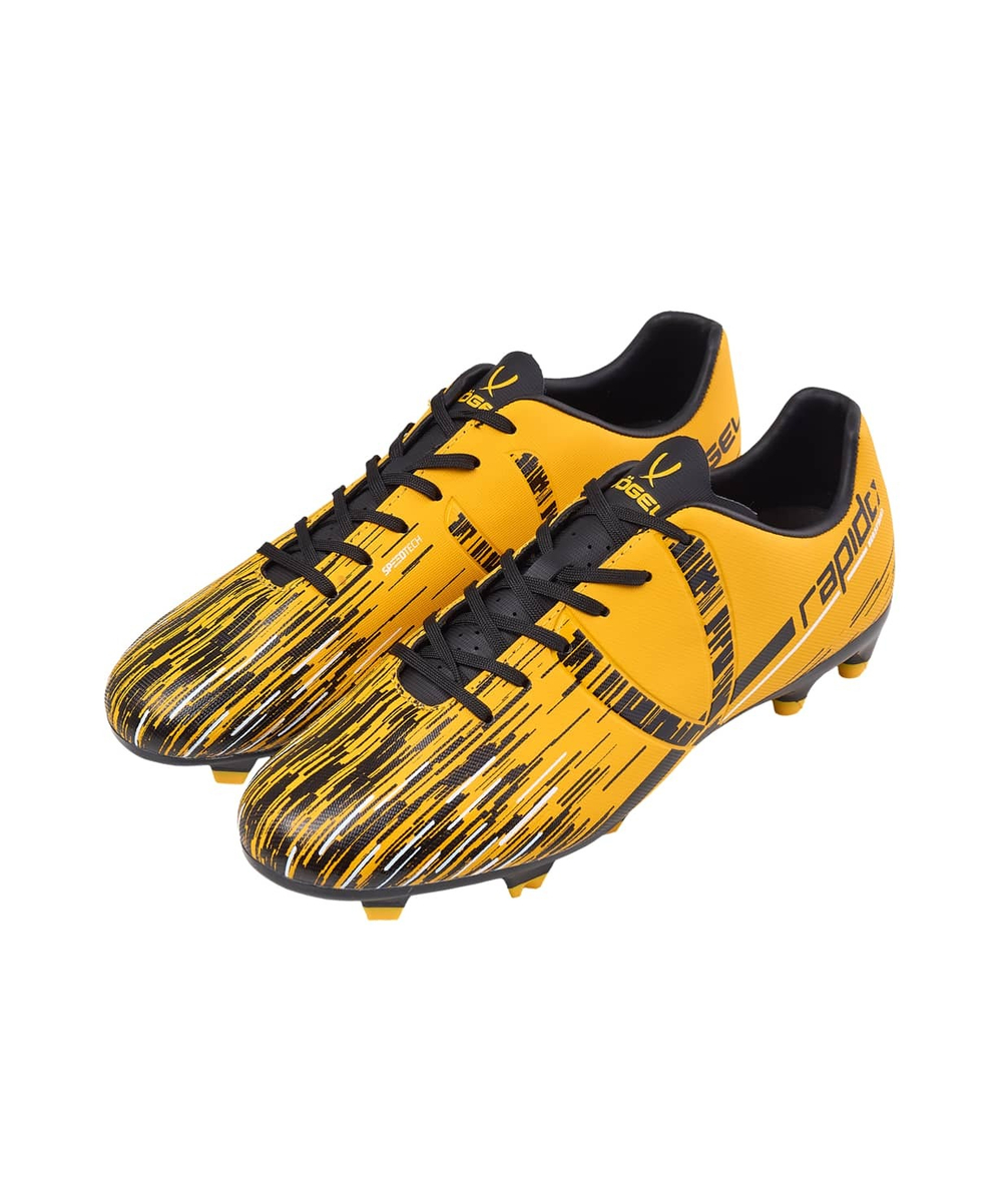 Бутсы футбольные Rapido FG Yellow/black, детский