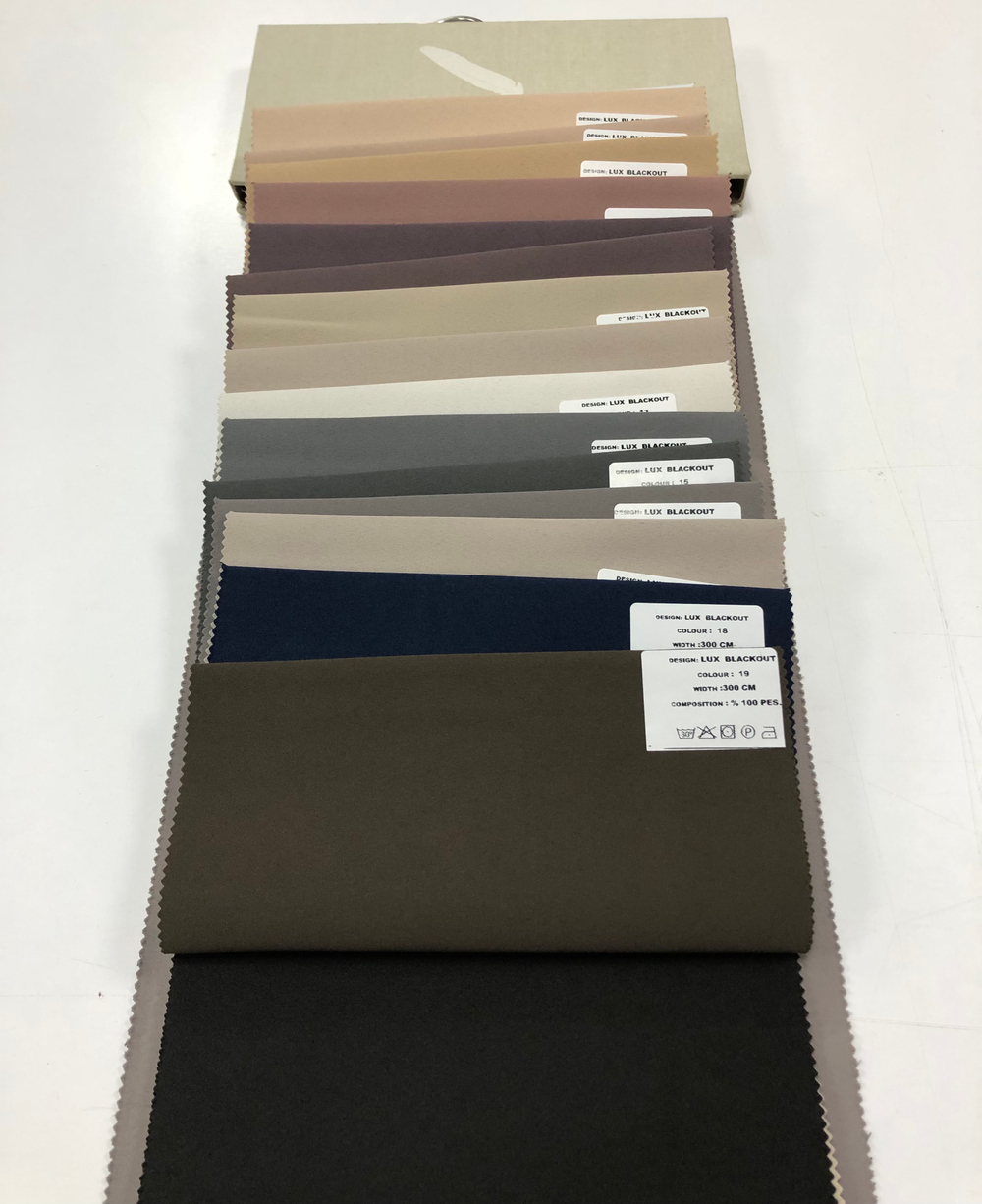 Портьерная ткань blackout двусторонний Aisa арт. Lux blackout (высота 300 см, Турция)