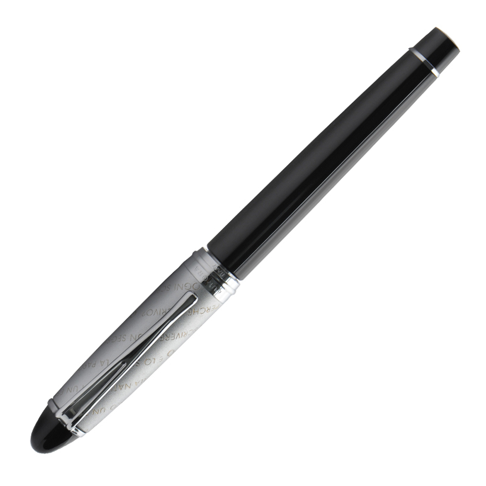 Перьевая ручка Aurora Ipsilon Gabriele D&#39;Annunzio black CT, перо - М, в подарочной коробке
