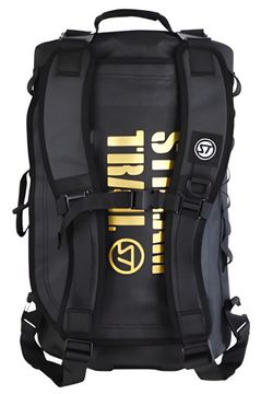 Сумка влагозащитная на колесах Stream Trail Cabin Trolley Ise 40 л черный/золотой