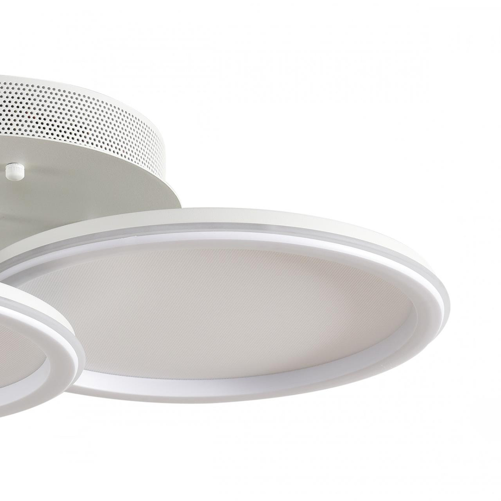 8380/45CL LEDIO LN26 000 белый, металл/акрил Умная люстра потолочная с ПДУ и голосовым управлением LED 45W 3000-6500К 220V ALIS SMART