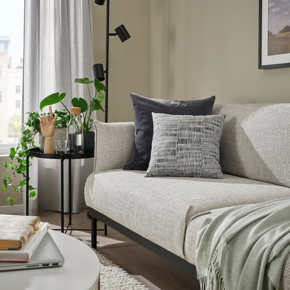 IKEA JORDKASTANJ  (ИКЕА ЙОРДКАСТАНЙ)  -  Подушка, серая, 40x40 см