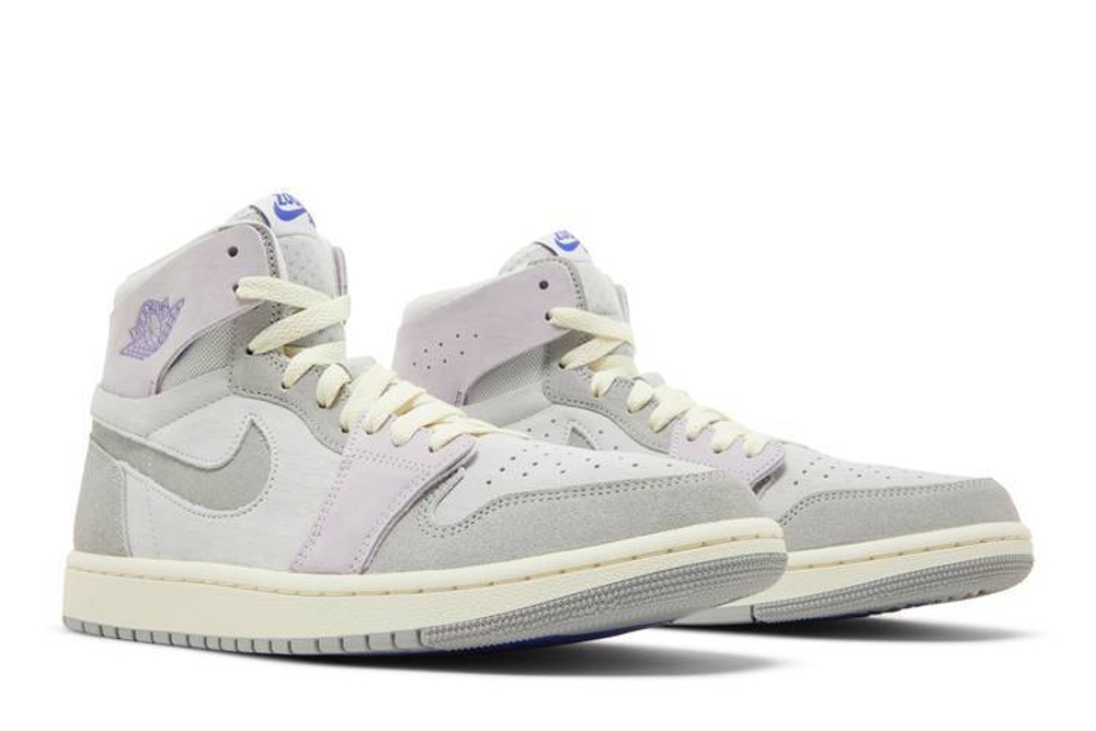 Кроссовки Jordan Air Jordan 1 High Zoom Cmft 2 "Light Smoke Grey And Barely Grape" (Женская размерная сетка)