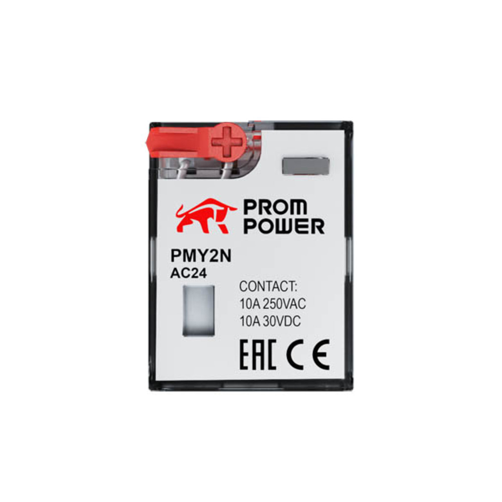 Электромеханическое реле Prompower PMY4N AC24 Четырехполюсное Номинальный ток 5А, управление 24VAC