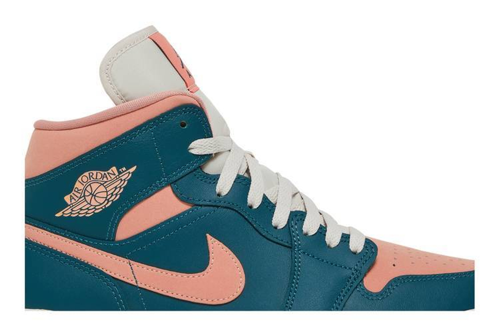 Кроссовки Jordan Air Jordan 1 Mid "Dark Teal Green" (Женская размерная сетка)