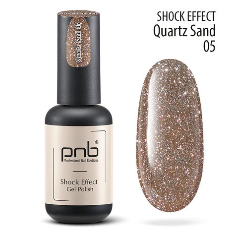 Гель-лак светоотражающий SHOCK EFFECT PNB 05 Quartz Sand 8 ml UV/LED