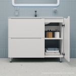 Тумба напольная IDDIS Edifice, белая, 100 см, EDI10WFi95