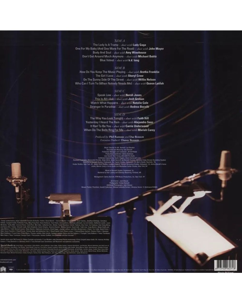 Tony Bennett. Duets II (2 LP) Тони Беннетт. Дуэты (часть 2) Новая запечатанная виниловая пластинка