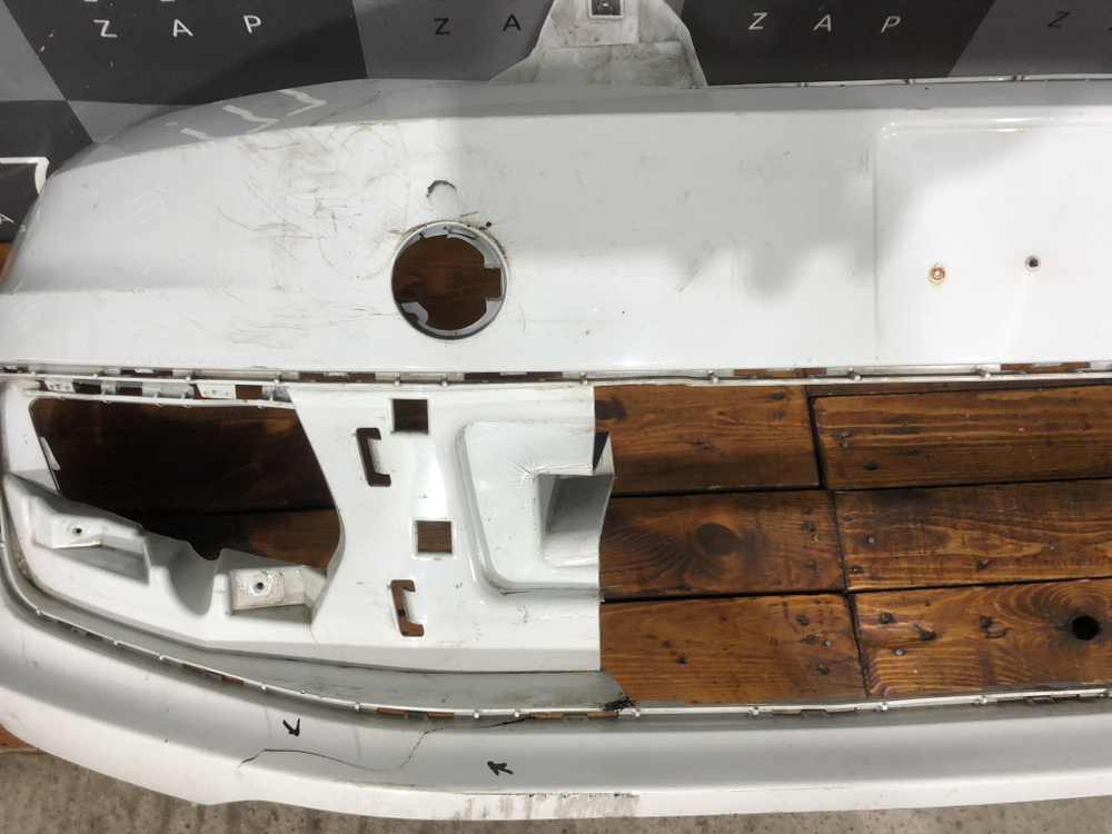 Бампер передний Volkswagen Polo 5 Sedan 15-20 Б/У Оригинал 6RU807221A