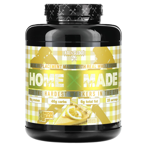 Axe & Sledge Supplements, Home Made, заменитель пищи, лимонный пирог с кремом, 2925 г (6,45 фунта)