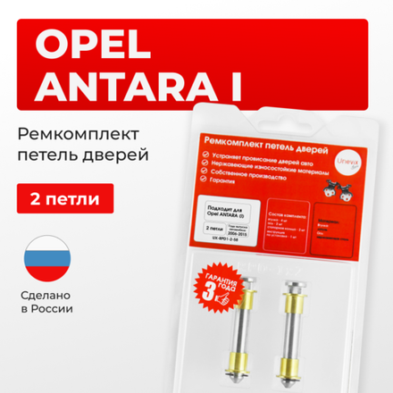 Ремкомплект (втулки) петель дверей Opel ANTARA (I) C145; С105; L07 (2 петли, RPD1-2) 2006-2015