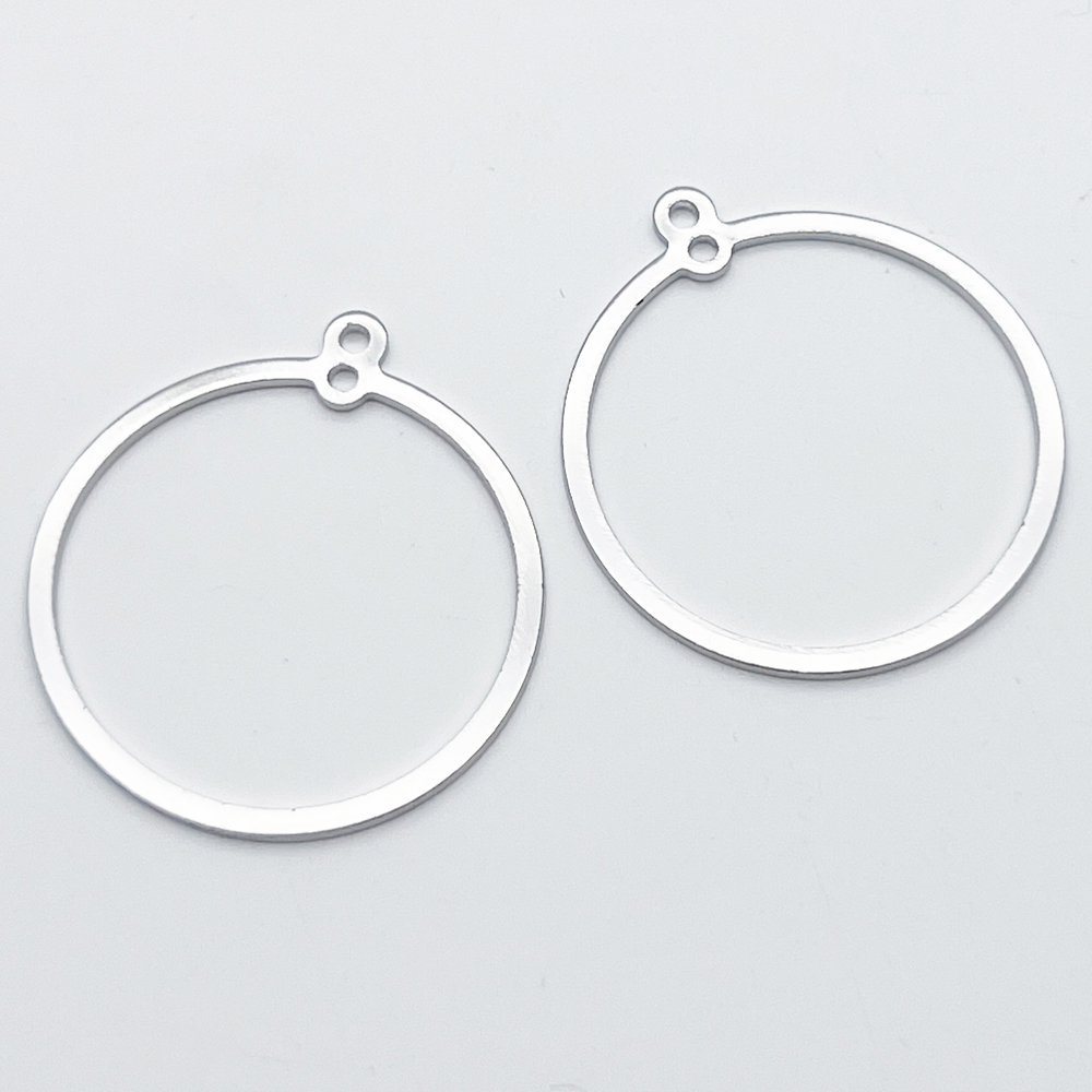 Коннектор Круг, сталь, размер 28*25 мм, цена за 1 шт