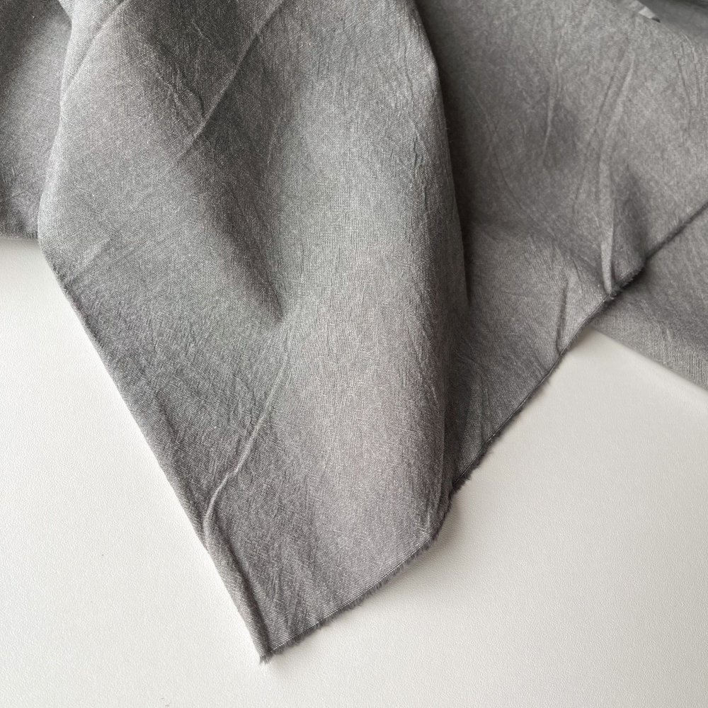 Вареный хлопок 250см. Темно-серый