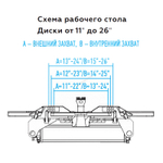 NORDBERG (4639,5ID) Шиномонтажный станок 380В, полуавтоматический, 2 скорости, подкачка педалью, усиленный отжим (синий)