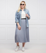 юбка cera plus size Persona by Marina Rinaldi - голубой(1101052)