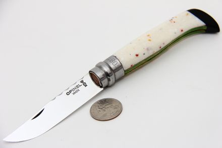 Нож авторский Opinel 08 клинок полированный гильоширование