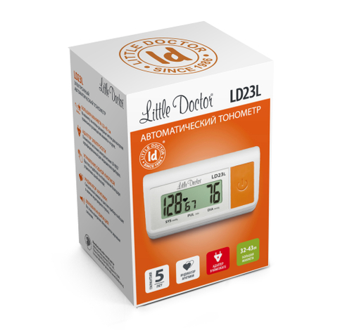Тонометр автоматический LD-23L (32–43 см, с адаптером)