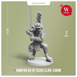 Миниатюра Mimi no Bo, warrior of Usagi Clan. 54mm