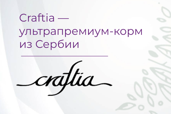 Craftia — ультрапремиум‑корм из Сербии: качество, философия, приглашение попробовать